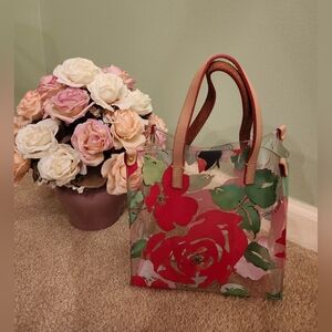 Dooney & Bourke Floral Transparent Tote Bag
